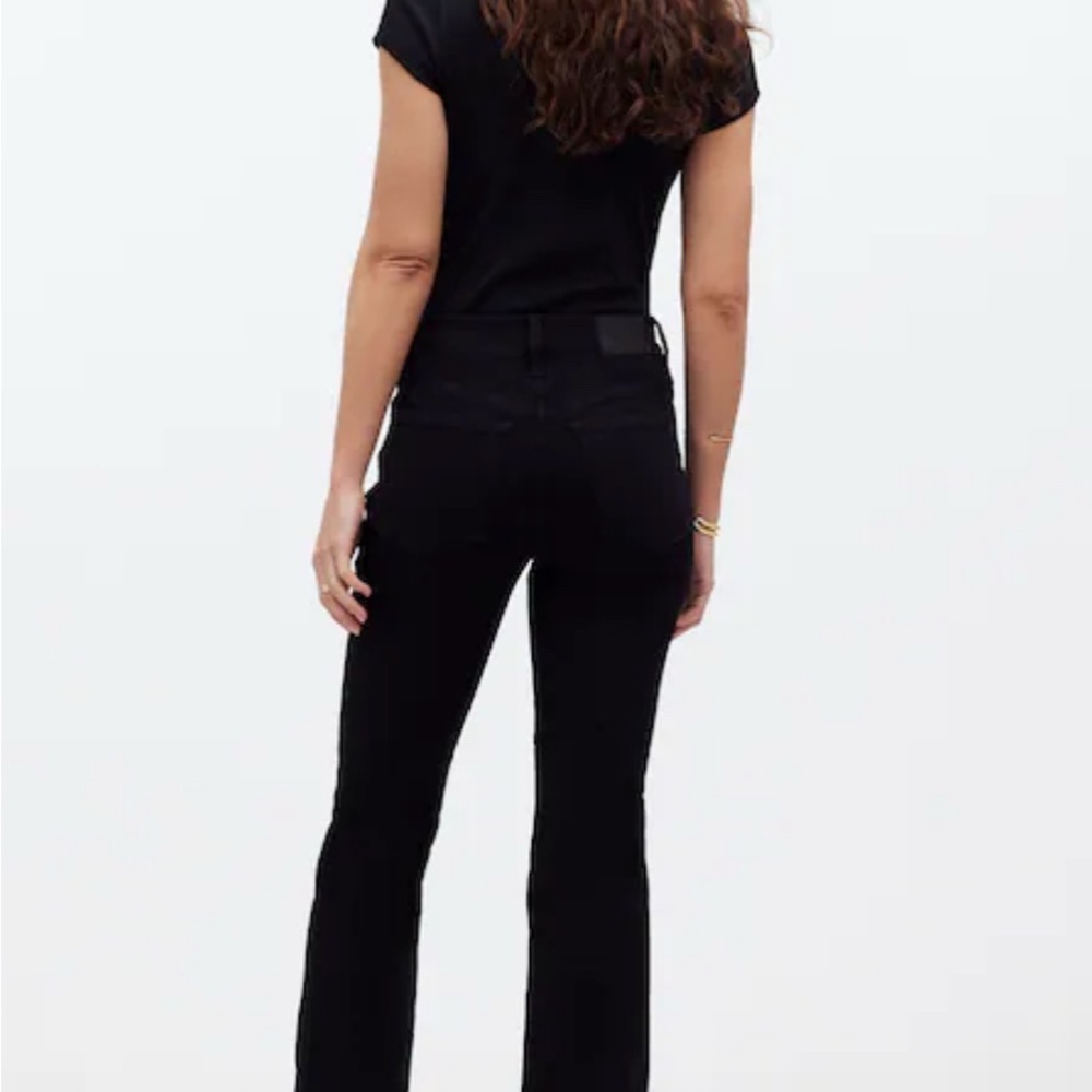 25 Inseam Madewell Kickout Jeans Black 30P